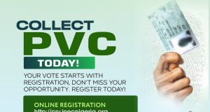 Agabi Call for Participation in the Ongoing Permanent Voter Card, PVC, Exercise.